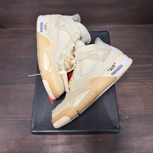Jordan 4 Retro Off-White Sail (Women's) - Image 2
