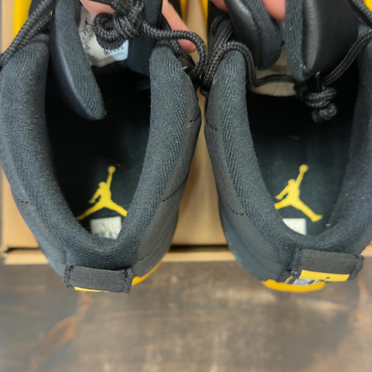 Jordan 12 Retro Black University Gold Size 11 (Pre-Owned) - Image 6