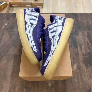 Nike Air Force 1 Low '07 QS Purple Skeleton Halloween (2021) Size 11 (Pre-Owned) - Image 1
