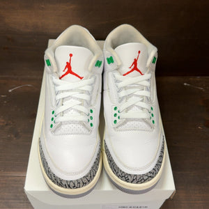 Jordan 3 Retro Lucky Green (Women's) Size 9W (Pre-Owned) - Image 3