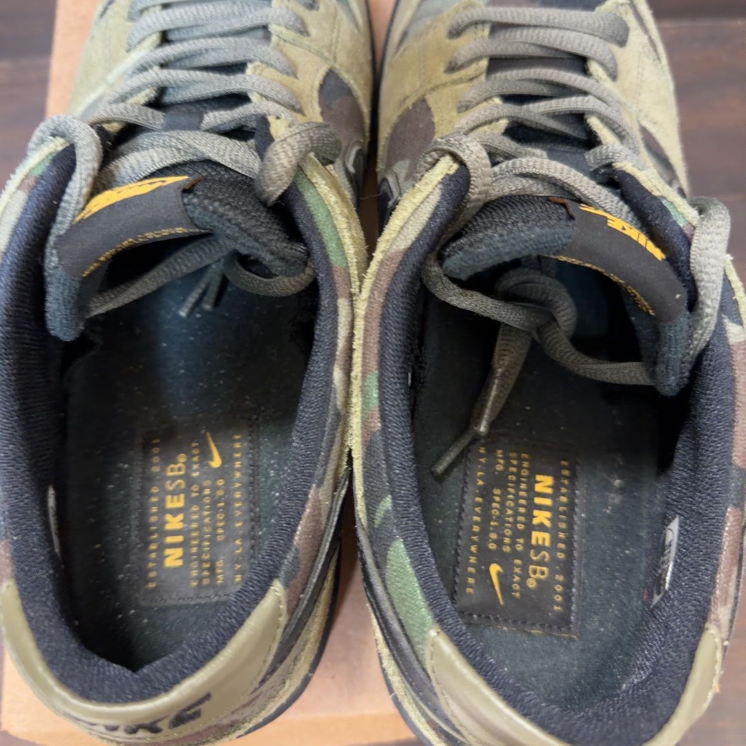 Nike SB Dunk Low Skate Camo Size 12 (Pre-Owned) - Image 5