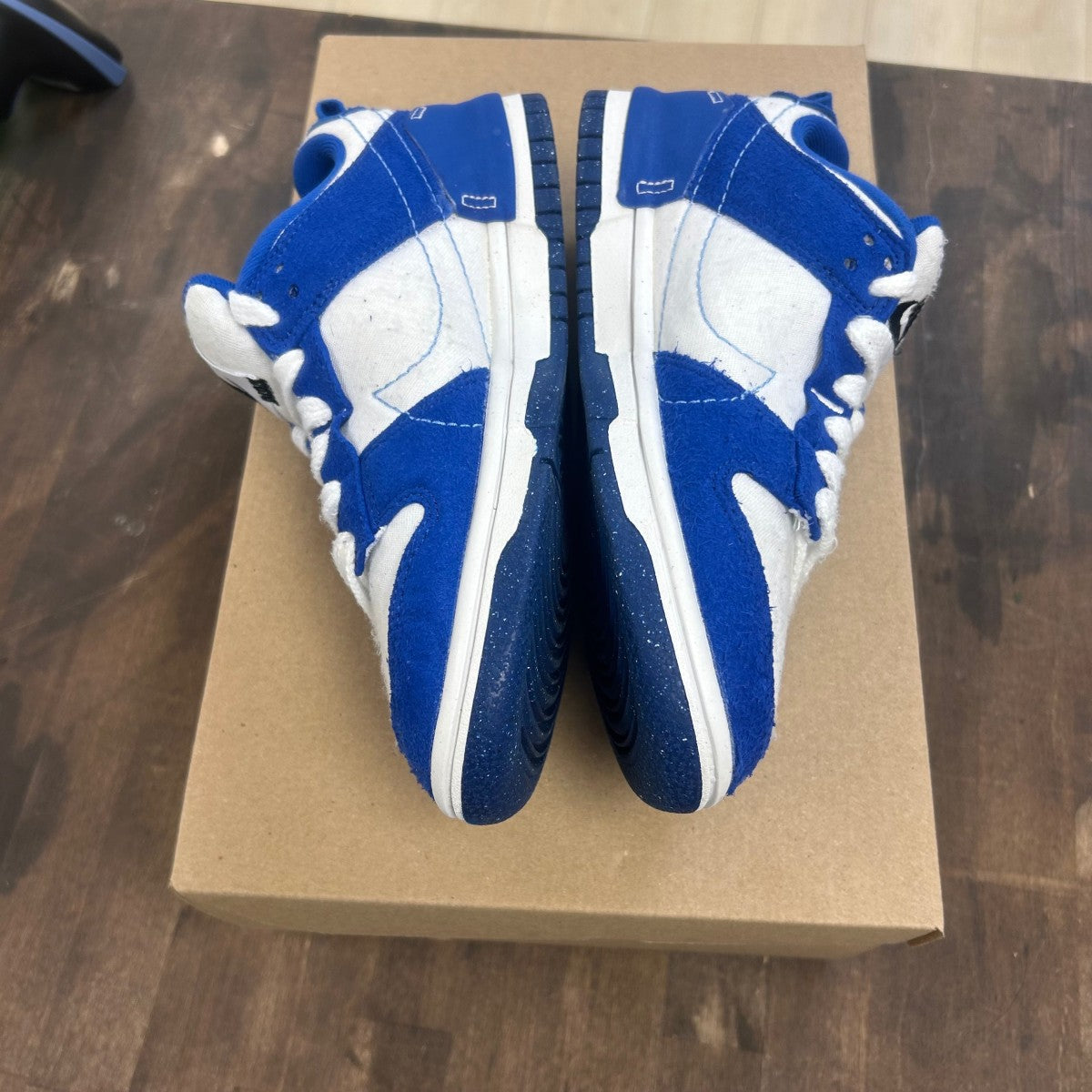 Nike Dunk Low Disrupt 2 White University Blue (Women's) Size 6W (Pre-Owned) - Image 3