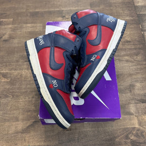 Nike SB Dunk High Supreme By Any Means Navy Size 8 (Pre-Owned) - Image 1