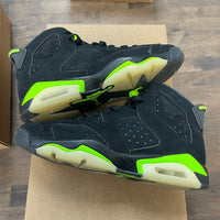 (GS) Electro Green Jordan 6 (USED,No Box)