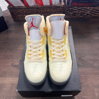 Off White Jordan 5 Sail (Lightly Worn)