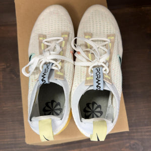 Nike Air VaporMax 2021 Flyknit GS 'Mismatched Swoosh - White' Size 7 (Pre-Owned) - Image 5