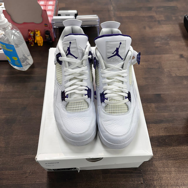 Purple Metallic Jordan 4 (USED)