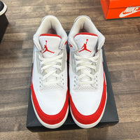 Tinker White University Red Jordan 3 Retro (USED)