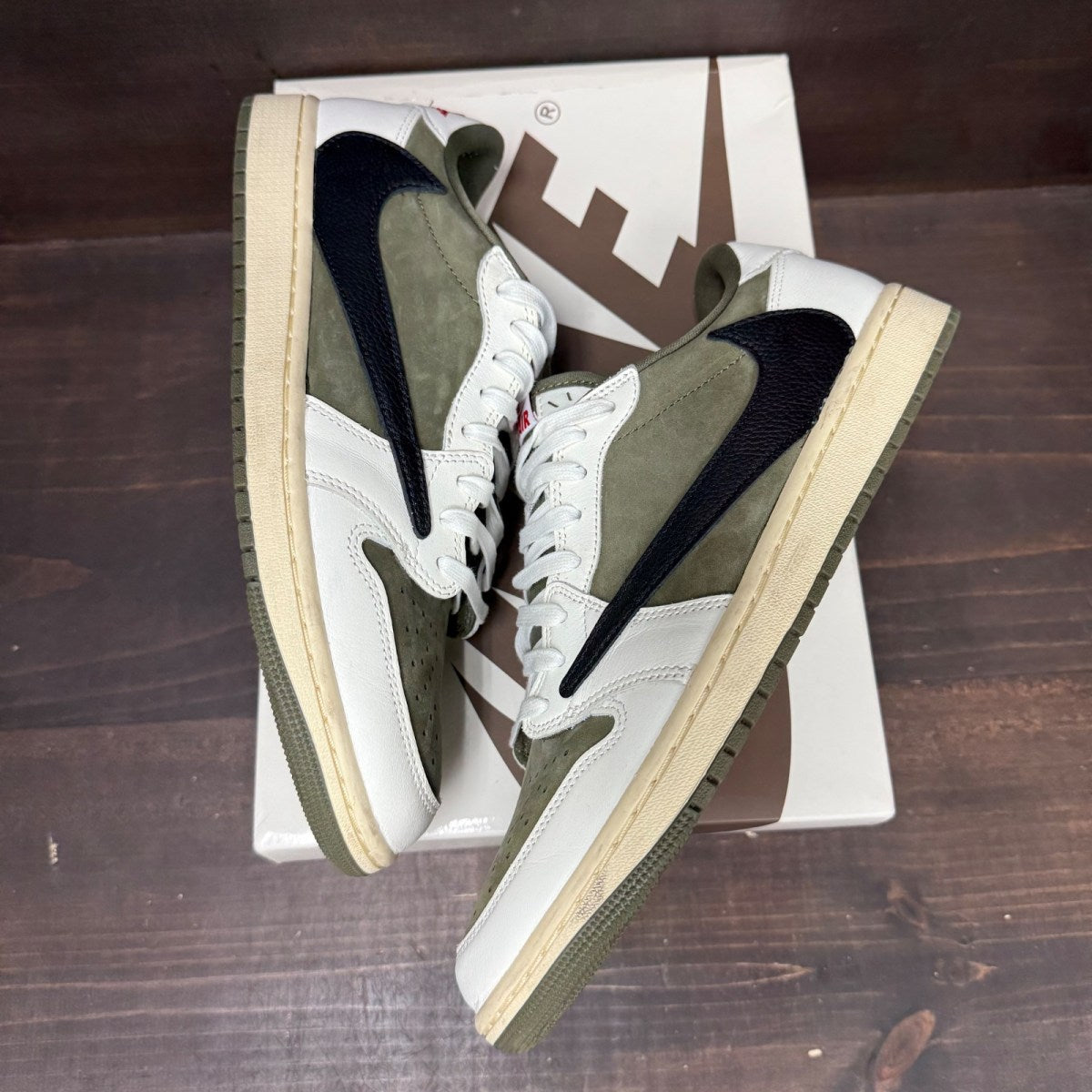 Jordan 1 Retro Low OG SP Travis Scott Medium Olive - Image 4