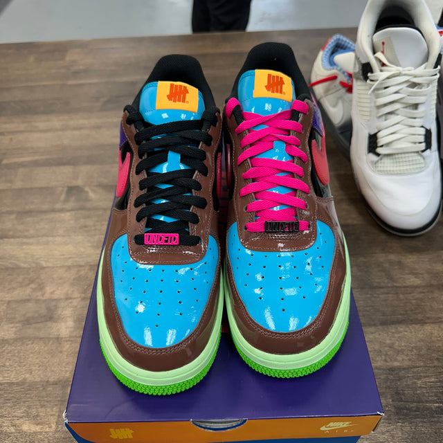 Undefeated Multi-Patent Pink Prime Air Force 1 Low (USED)