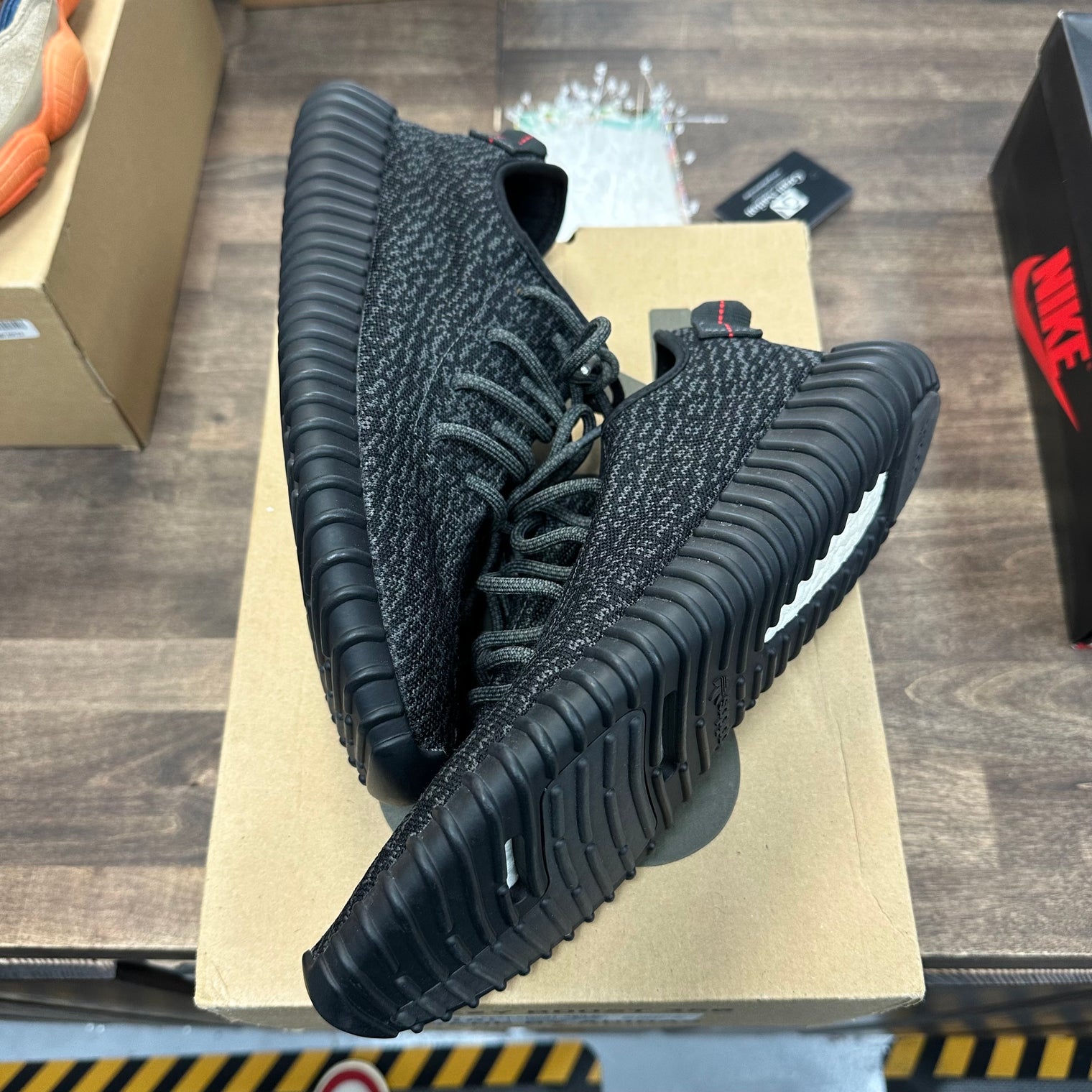 Pirate Black Yeezy 350 (USED,Replacement Box)