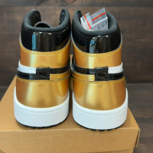 Jordan 1 Retro High Golf Patent Gold Toe Size 12 - Image 5
