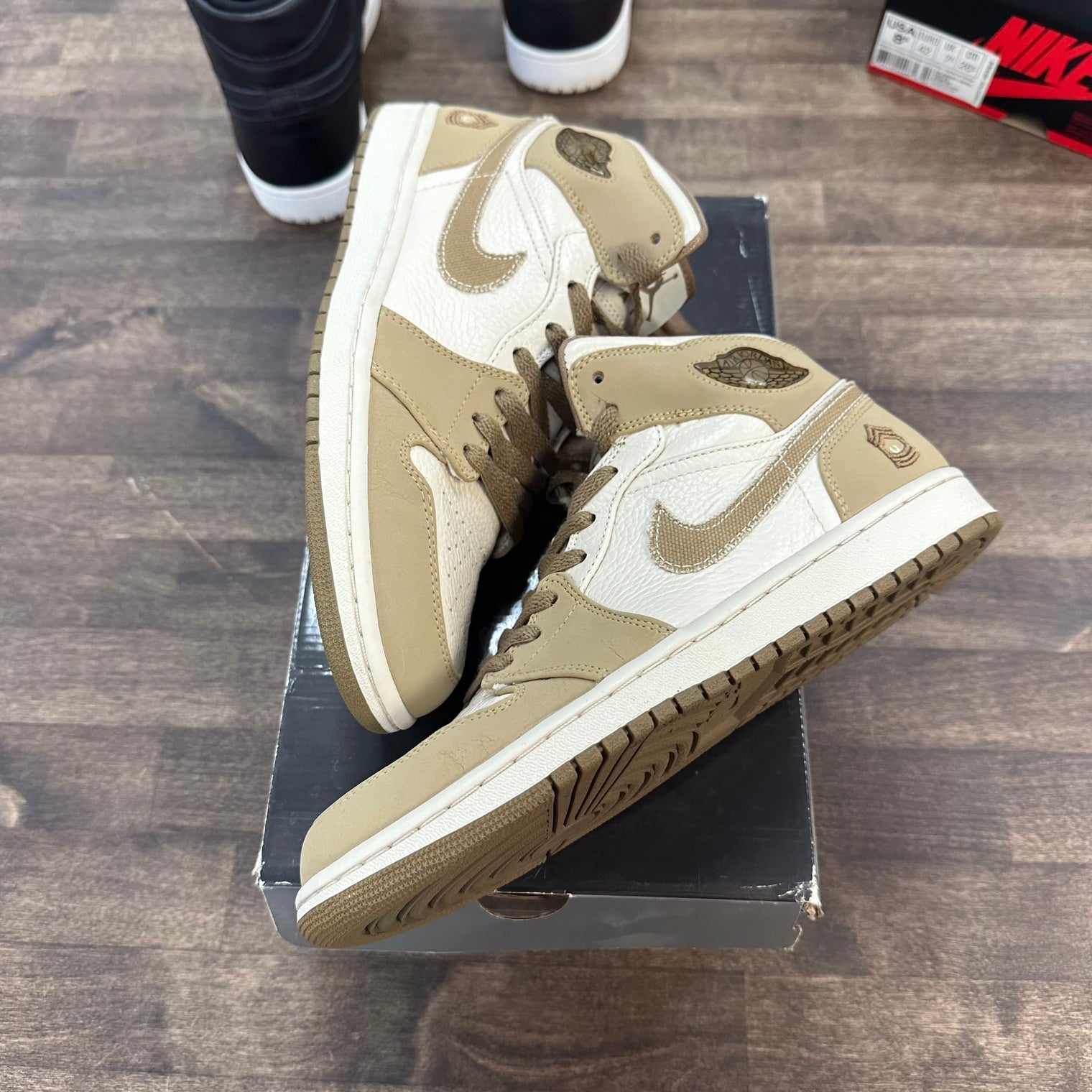 Armed Forces Pearl White Jordan 1 Retro (USED)