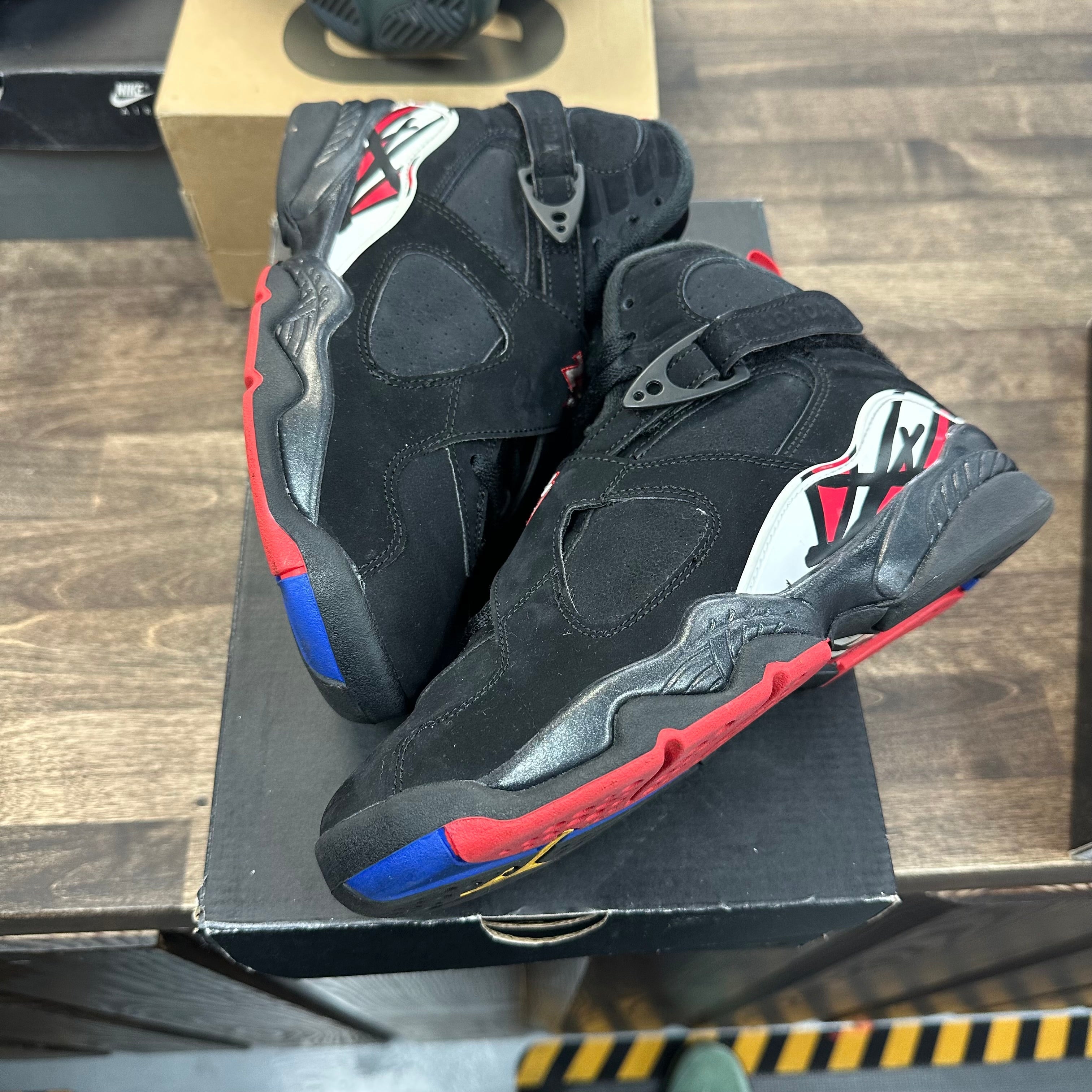 Jordan Playoff Jordan 8 Retro (GS) (USED) Size 6Y (Pre-Owned) - Image 1