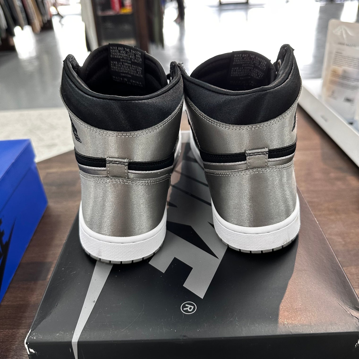 Satin Shadow Jordan 1 High (W) (USED)