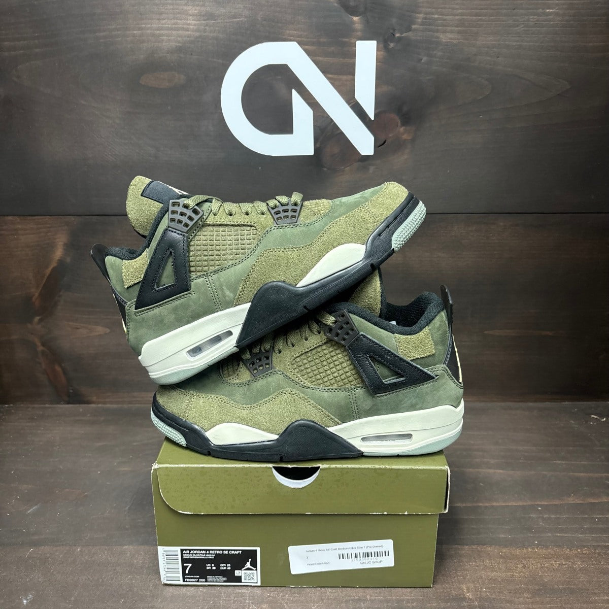 Jordan 4 Retro SE Craft Medium Olive - Image 2