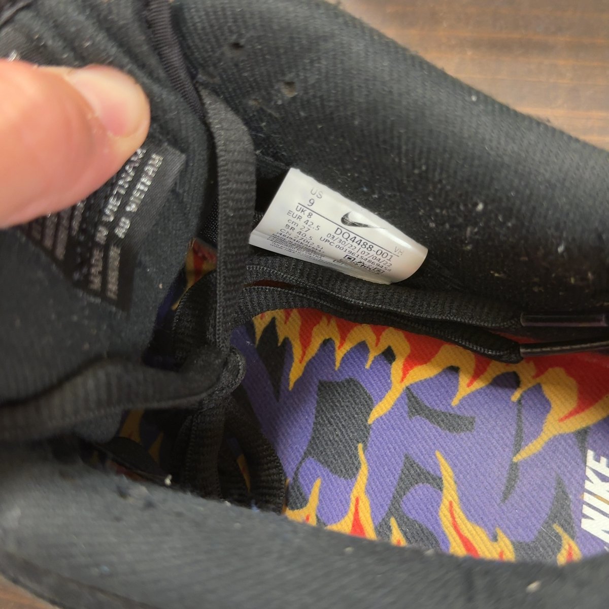 Nike SB Dunk Low Pro QS Neckface Size 9 (Pre-Owned) - aux