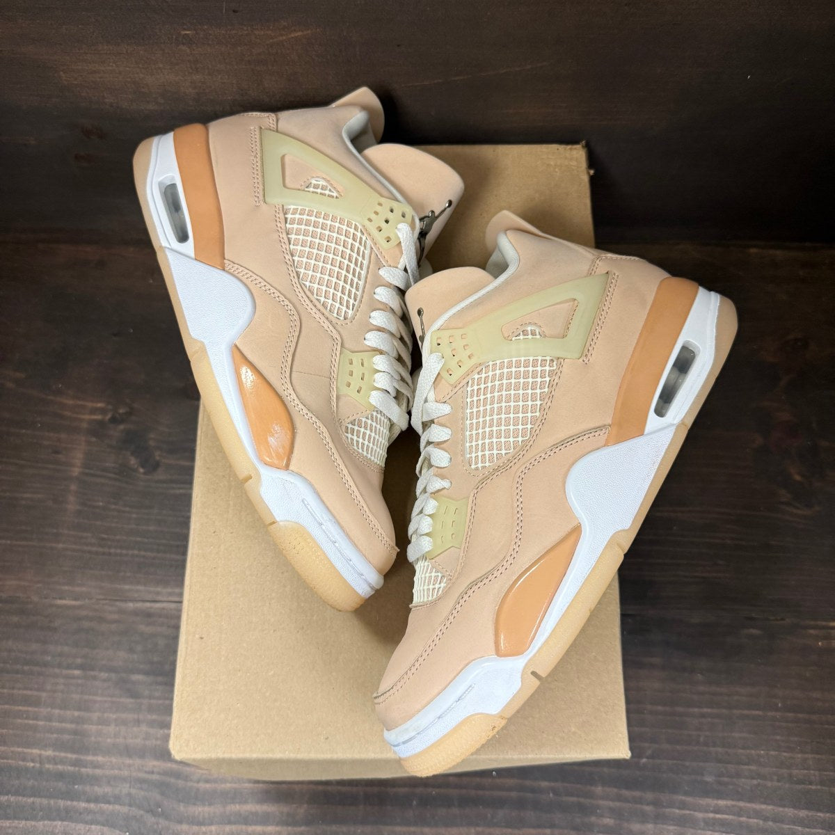 Jordan 4 Retro Shimmer (Women's) Size 8.5W (Pre-Owned) - Image 2