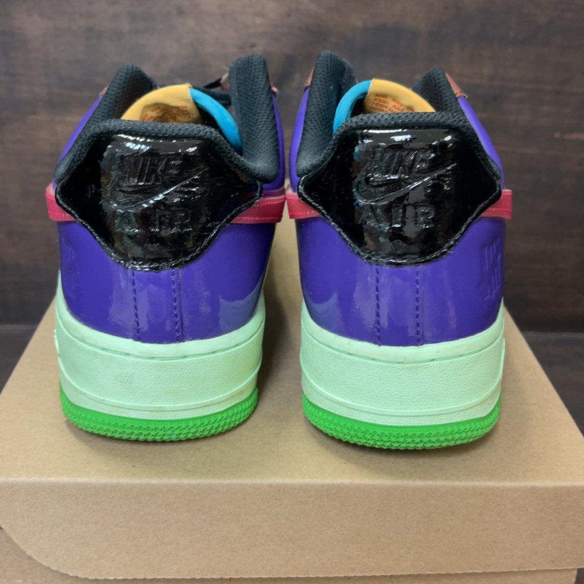 Nike Air Force 1 Low SP Undefeated Multi-Patent Pink Prime Size 9 (Pre-Owned) - Image 5