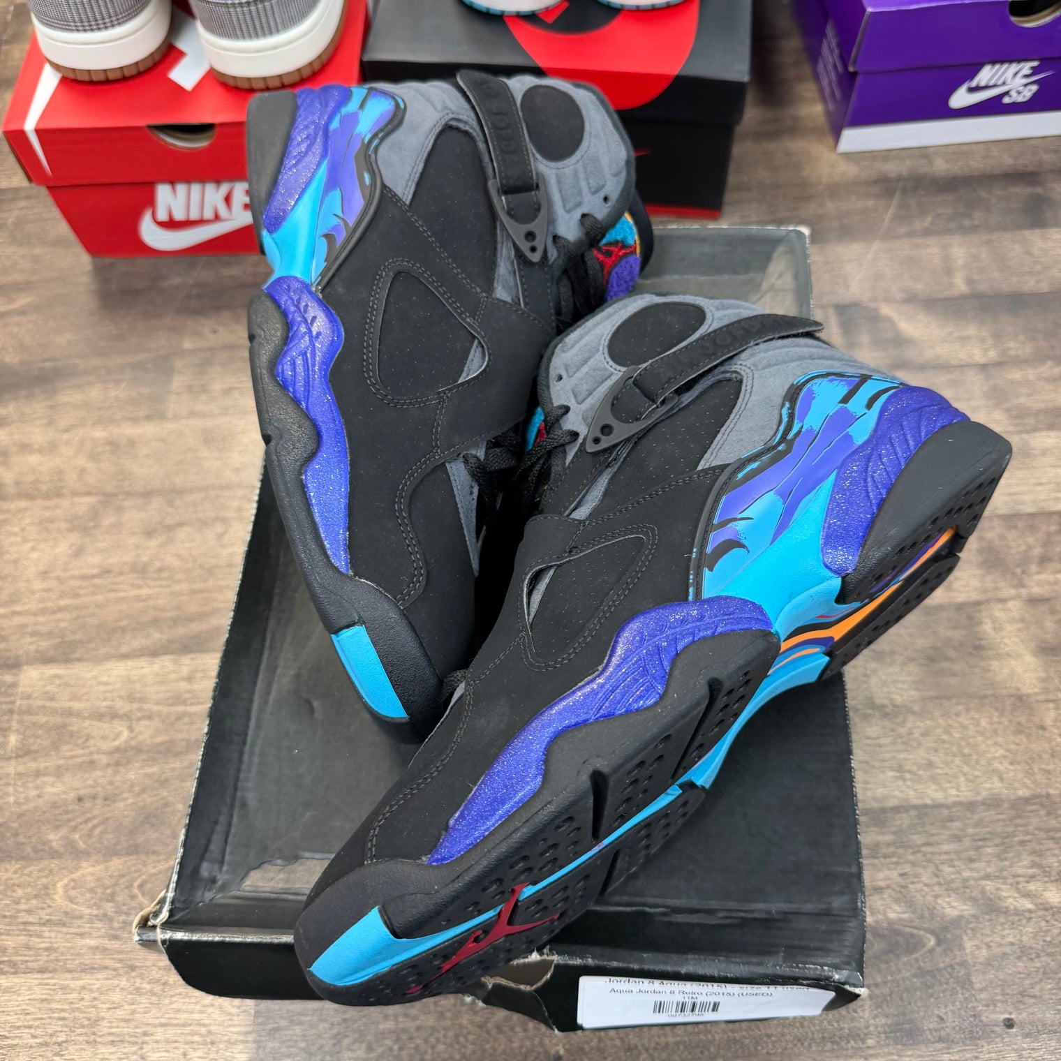 Aqua Jordan 8 Retro (2015) (USED)