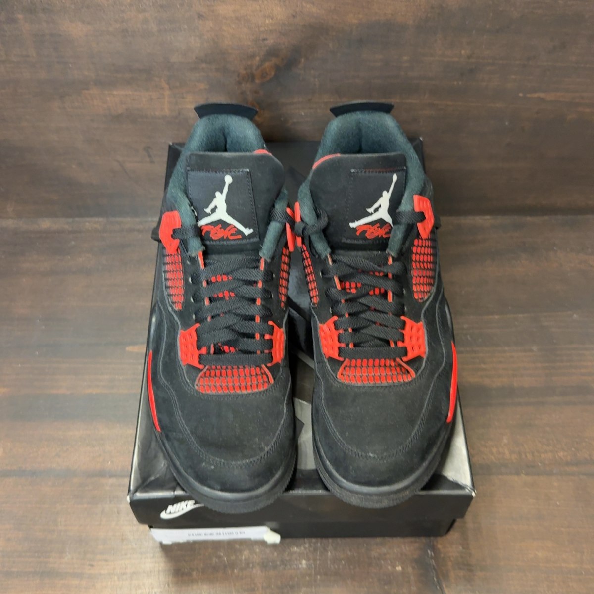 Jordan 4 Retro Red Thunder Size 8 (Pre-Owned) - Image 3