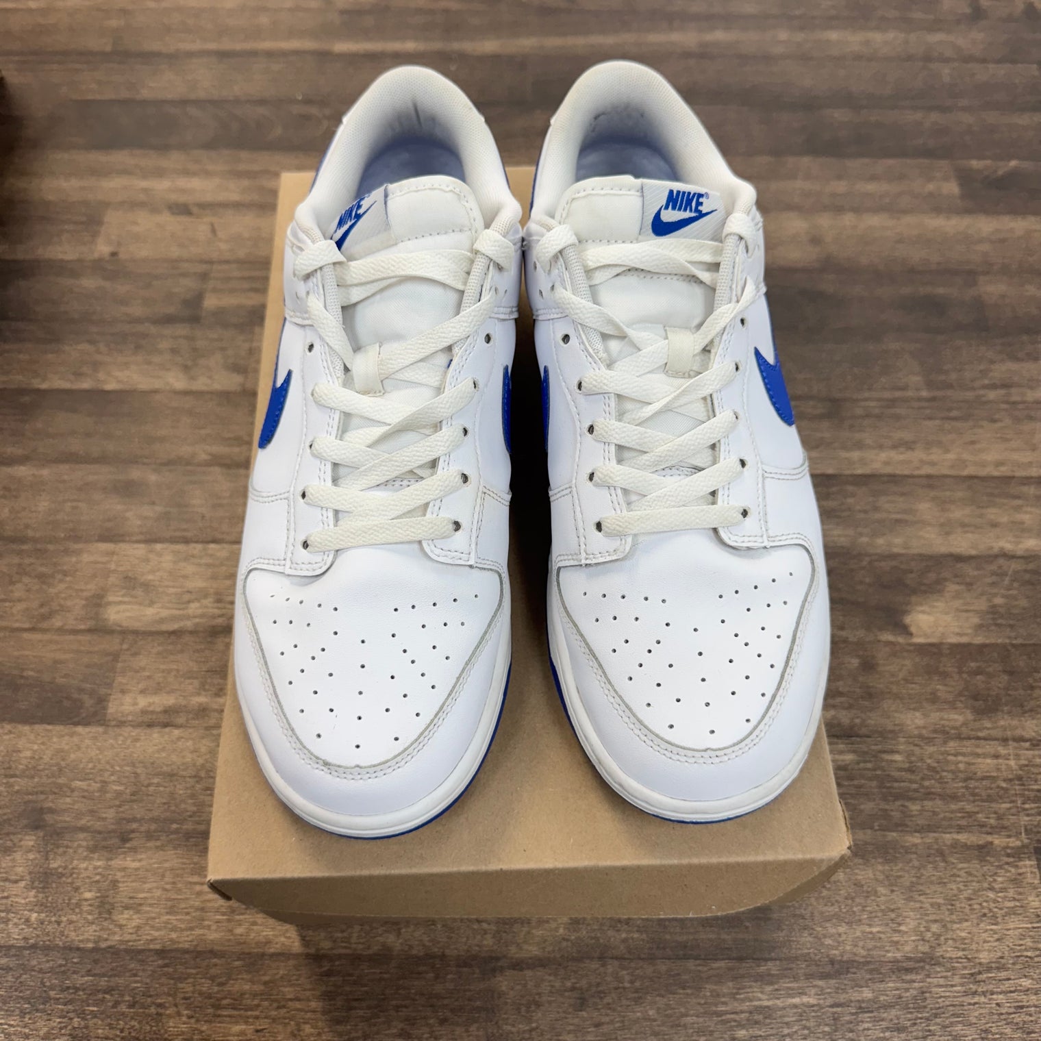 White Hyper Royal Dunk Low (USED, No Box)