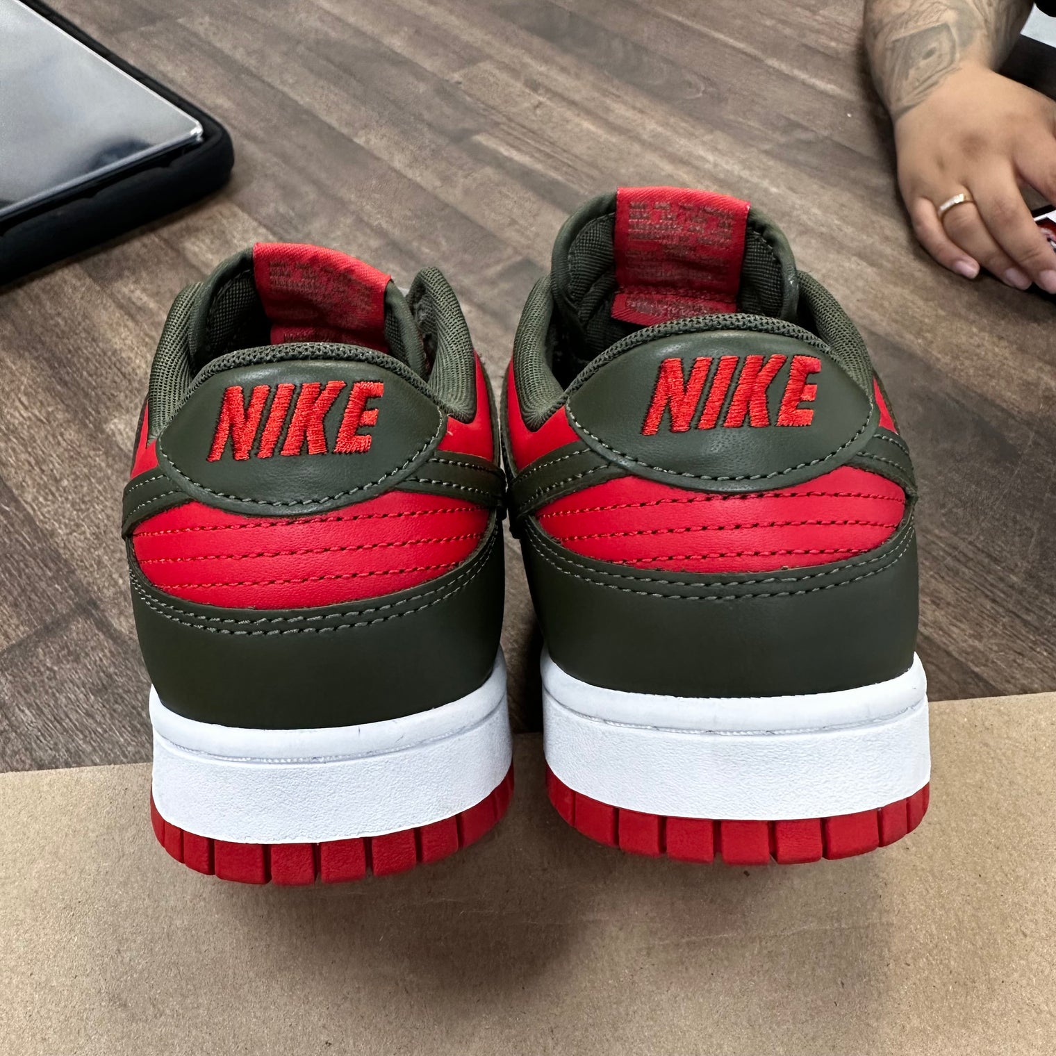 Mystic Cargo Khaki Dunk Low (USED, No Box)