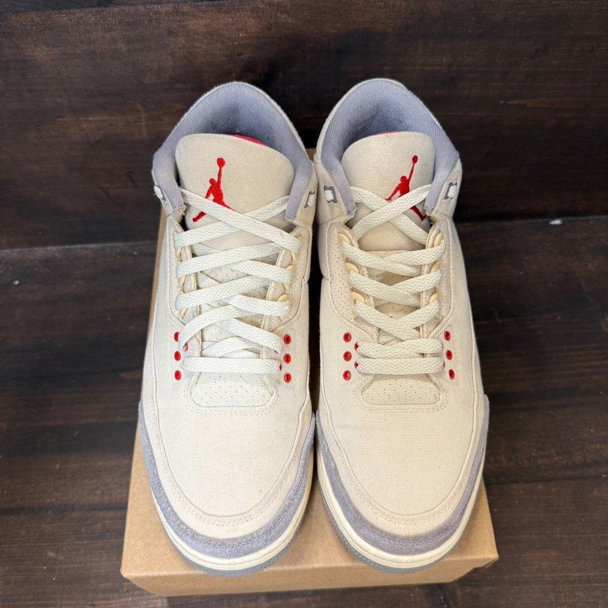 Jordan 3 Retro Muslin Size 10.5 (Pre-Owned) - Image 2