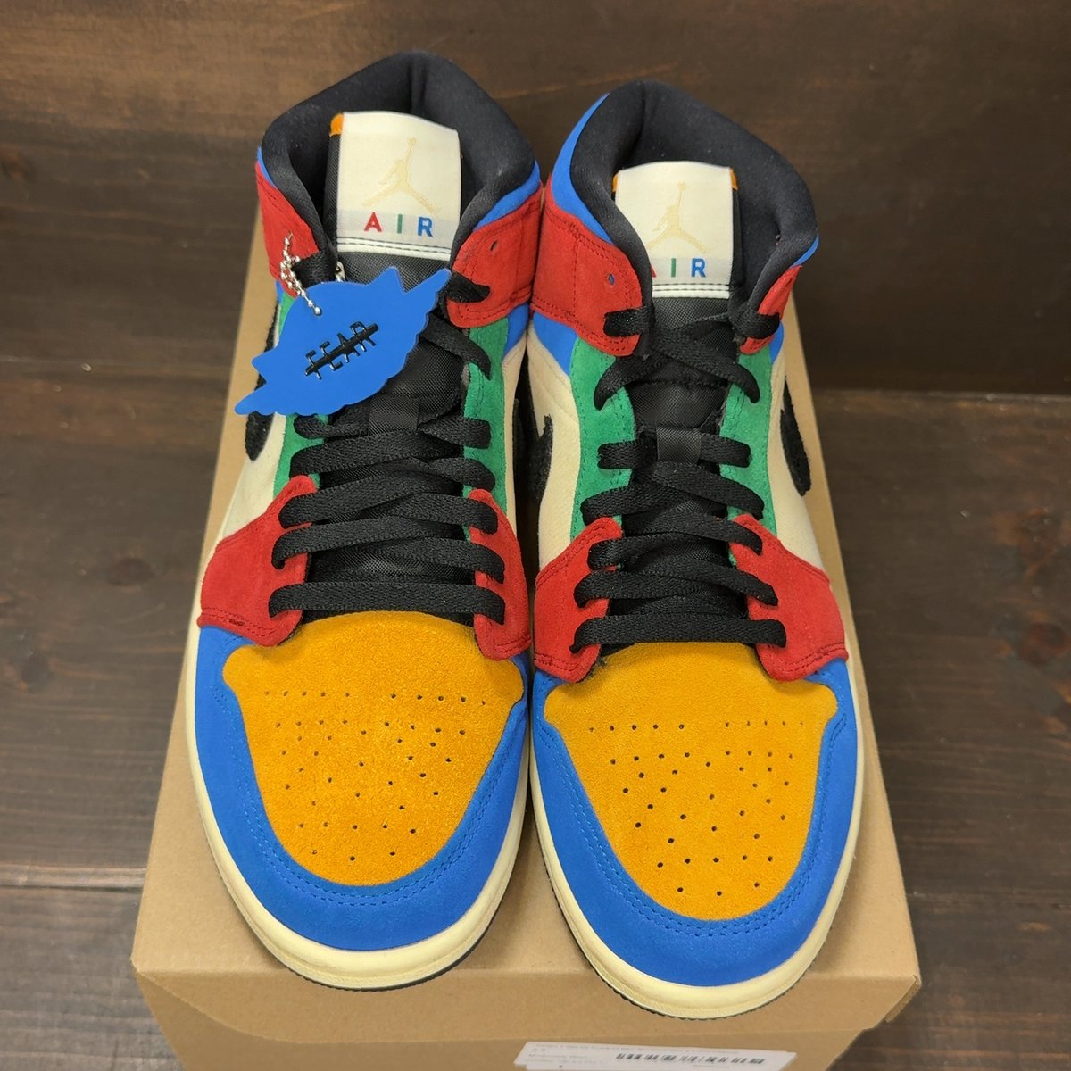 Jordan 1 Mid SE Fearless Blue the Great Size 8.5 (Pre-Owned) - tag