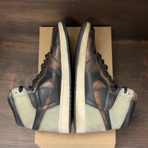Jordan 1 Retro High Light Army Rust Shadow Patina Size 10 (Pre-Owned) - Image 5