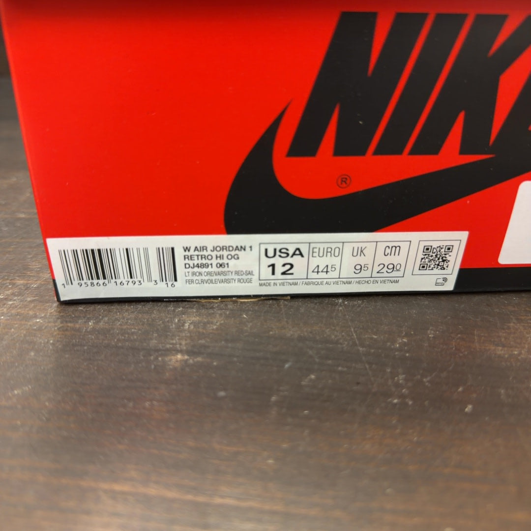 Jordan 1 Retro High OG Varsity Red (Women's) - Image 8