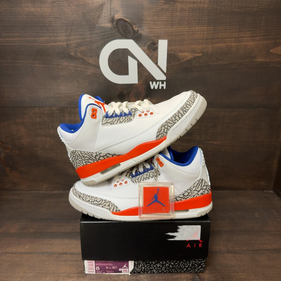Jordan 3 Retro Knicks Size 8 (Pre-Owned)