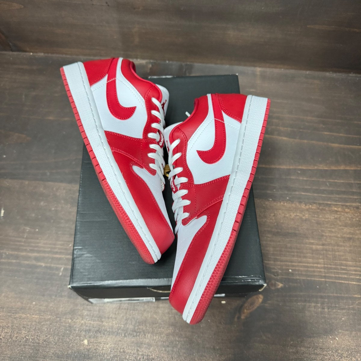 Jordan 1 Low Gym Red White - Image 2