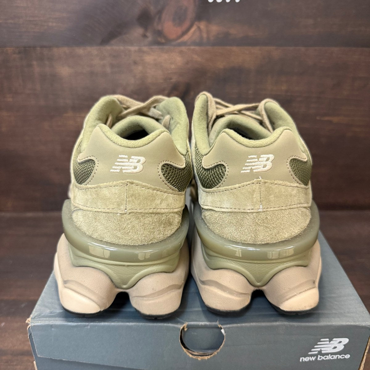 New Balance 9060 Covert Green Dark Stoneware - Image 3