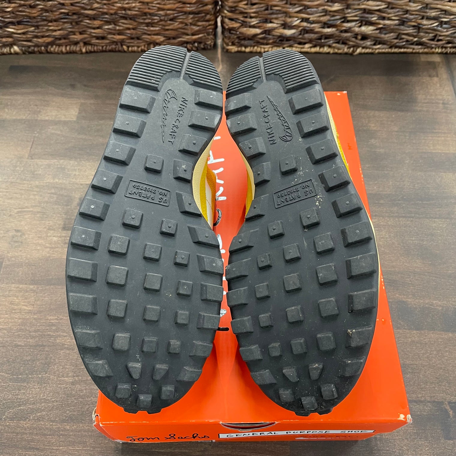 (W) Tom Sachs General Purpose Shoe Dark Sulfur (USED)