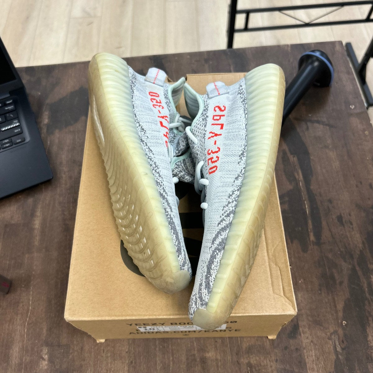 adidas Yeezy Boost 350 V2 Blue Tint - Image 1