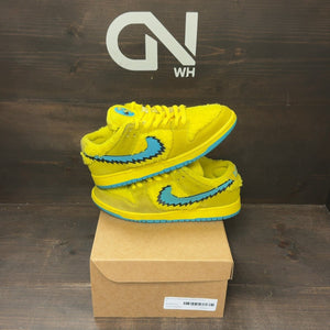 Nike SB Dunk Low Grateful Dead Bears Opti Yellow Size 8 (Pre-Owned) - front