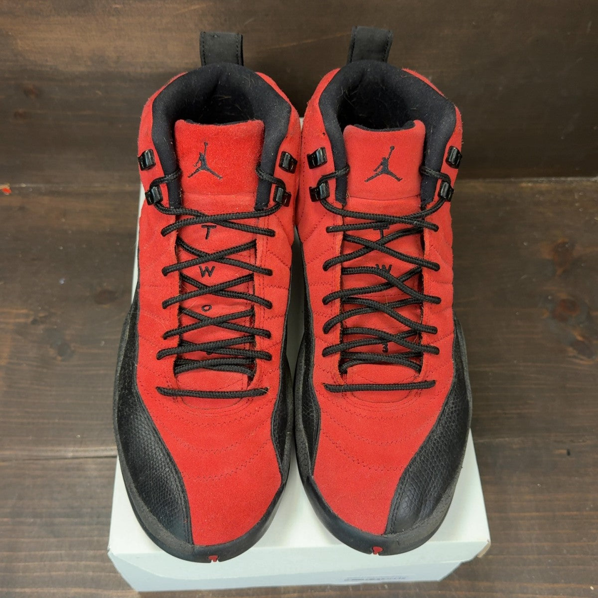 Jordan 12 Retro Reverse Flu Game Size 10 (Pre-Owned) - tag