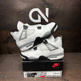 Jordan 4 Retro White Cement (2025) Size 10 (Pre-Owned) - front
