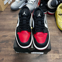 Bred Toe Jordan 1 Low (USED)