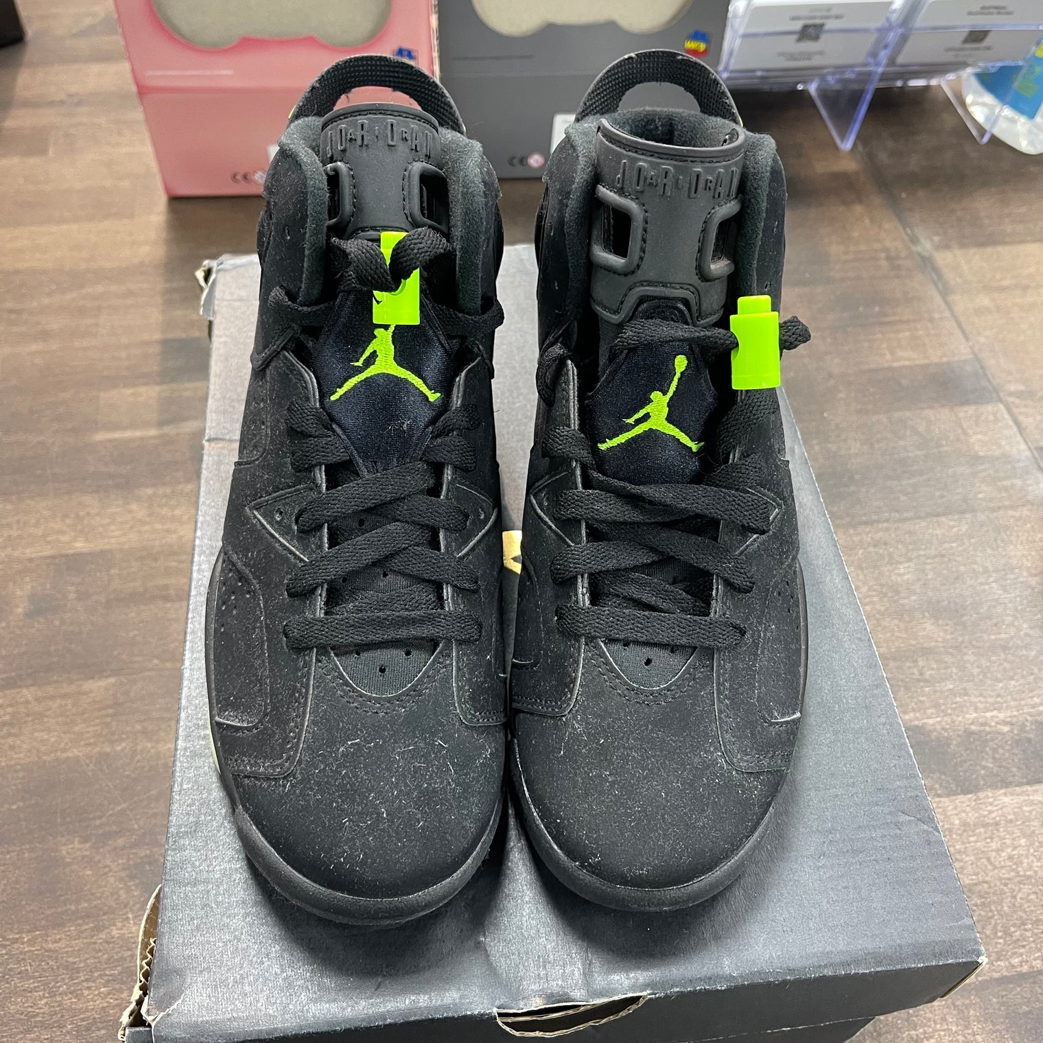 (GS) Electric Green Jordan 6 (USED)