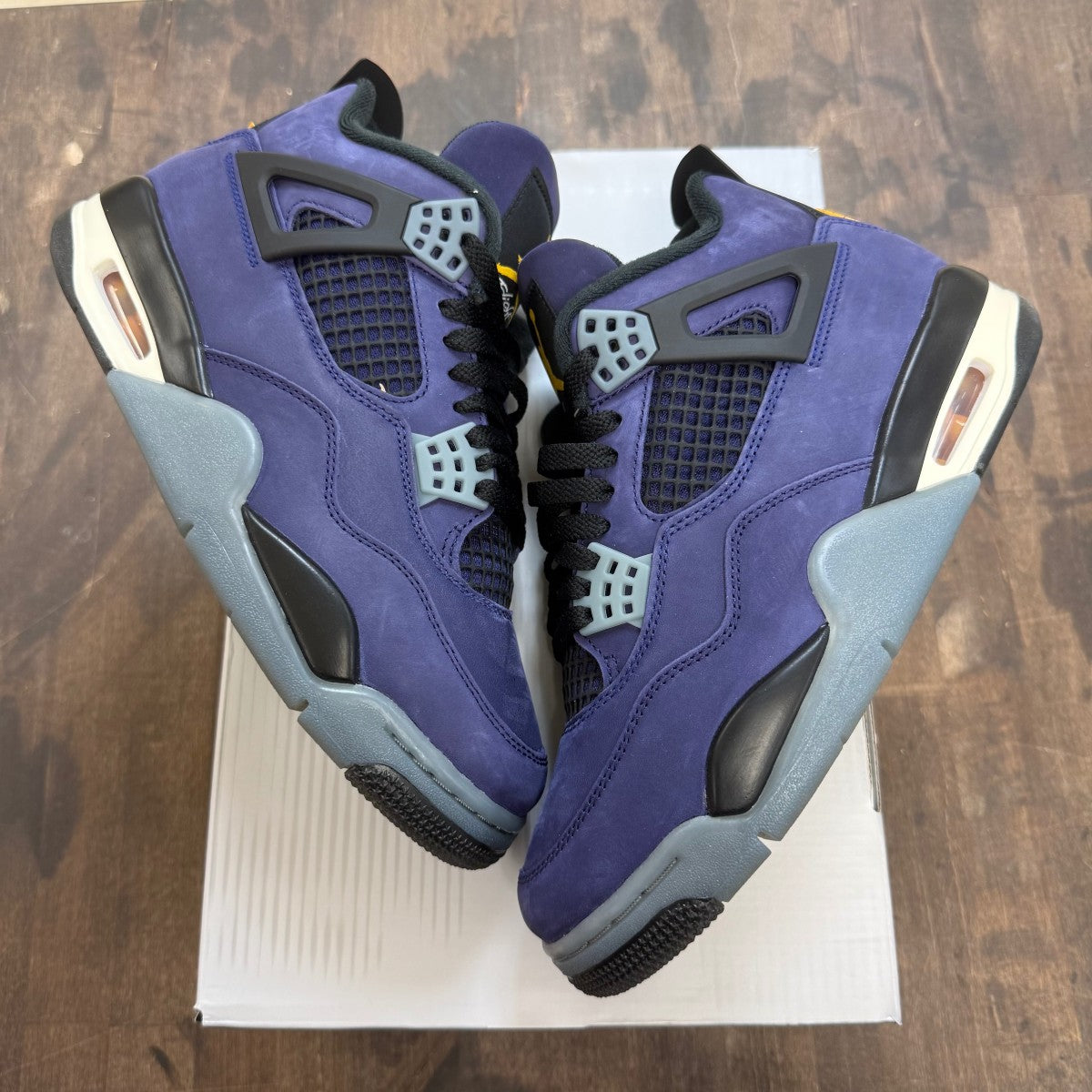 Jordan 4 Retro Lakers - Image 1