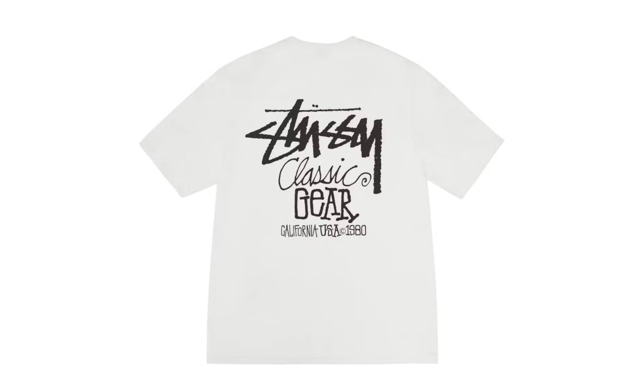 Stussy Classic Gear Pigment Dyed Tee Natural