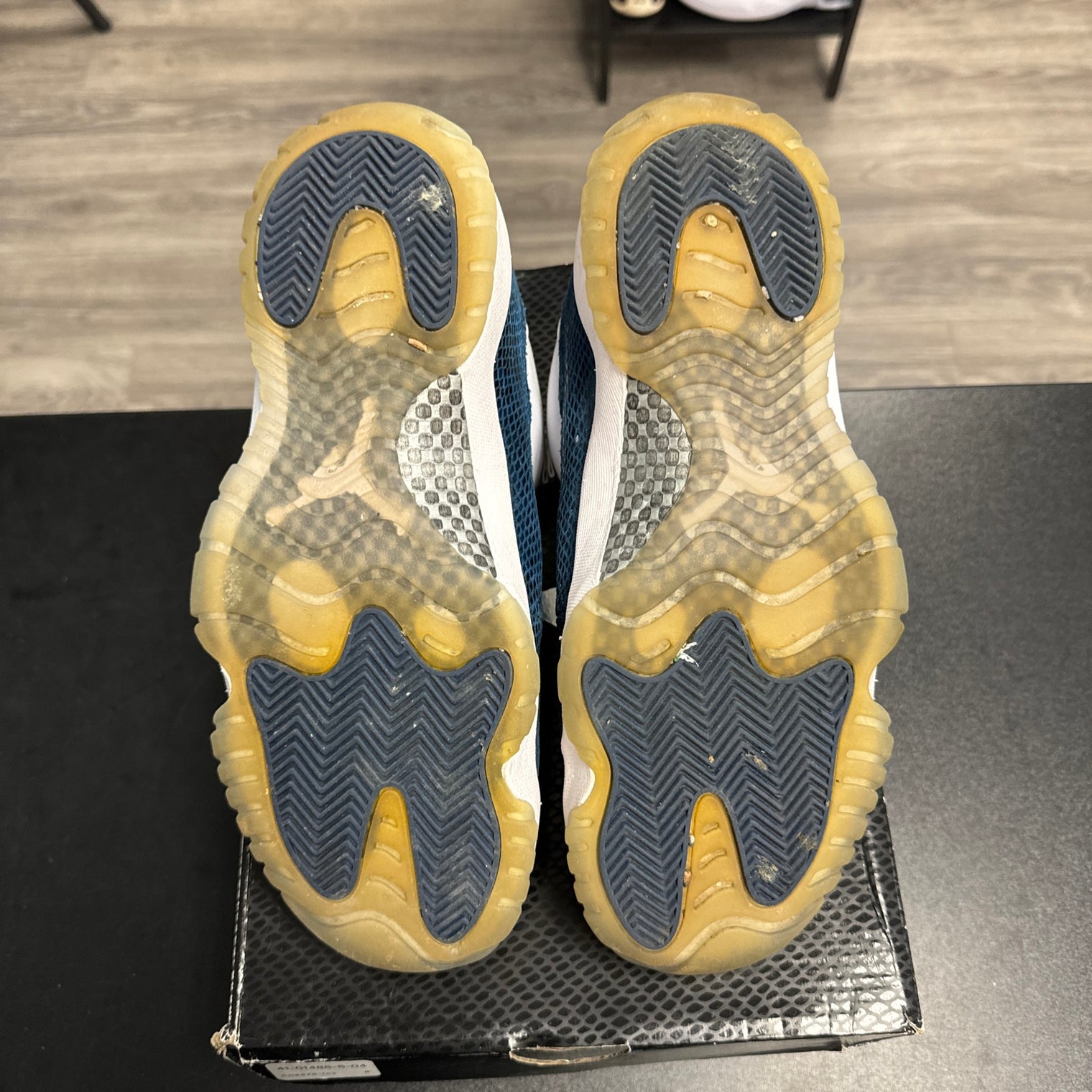 Snake Skin Navy Jordan 11 Low (USED)