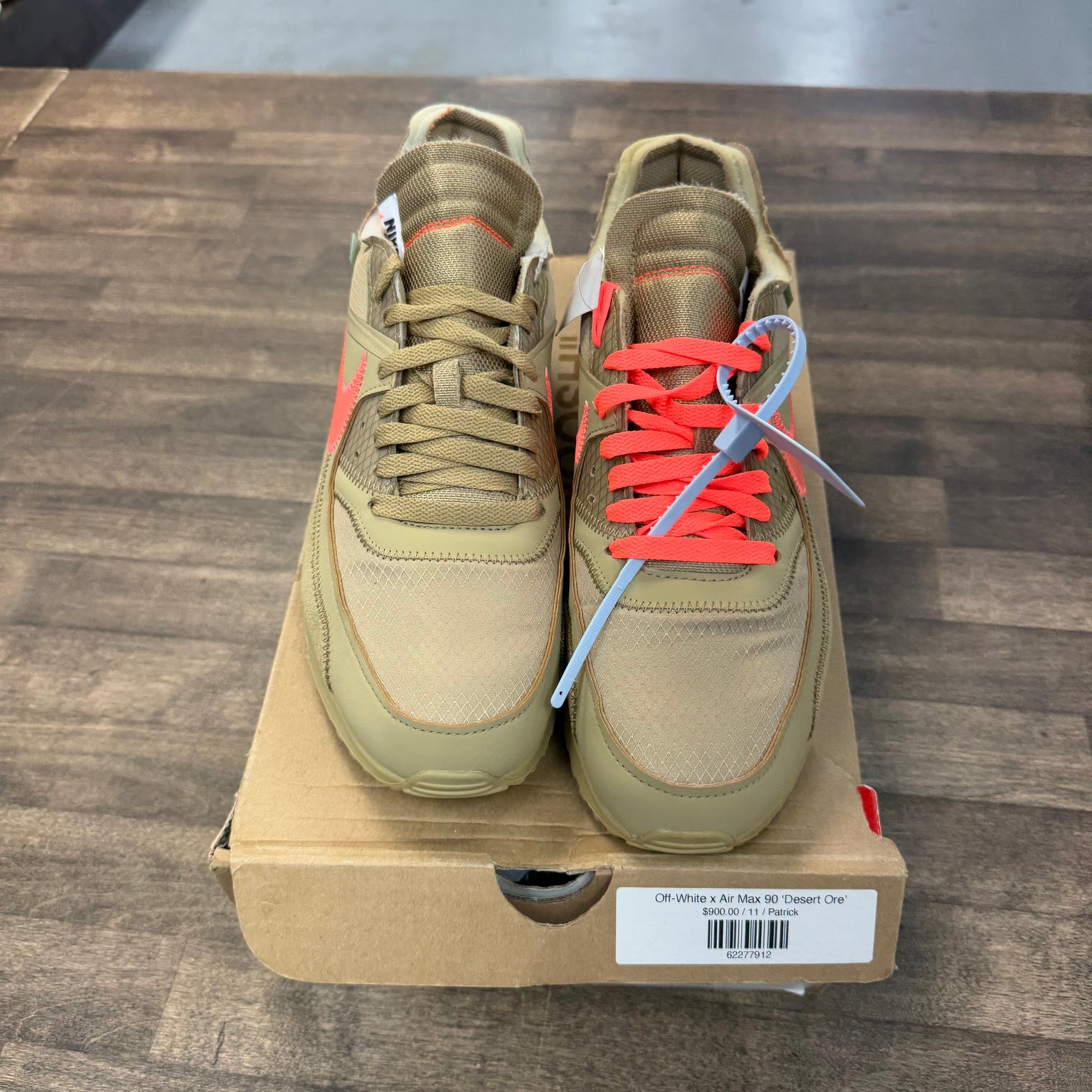 Off-White Desert Ore Nike Air Max 90 (USED)