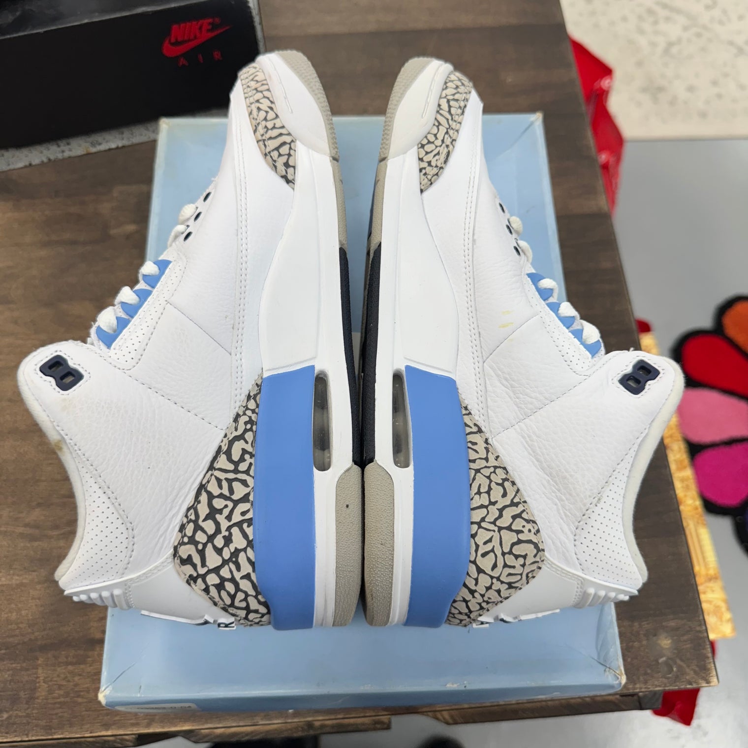UNC Jordan 3 2020 (USED)
