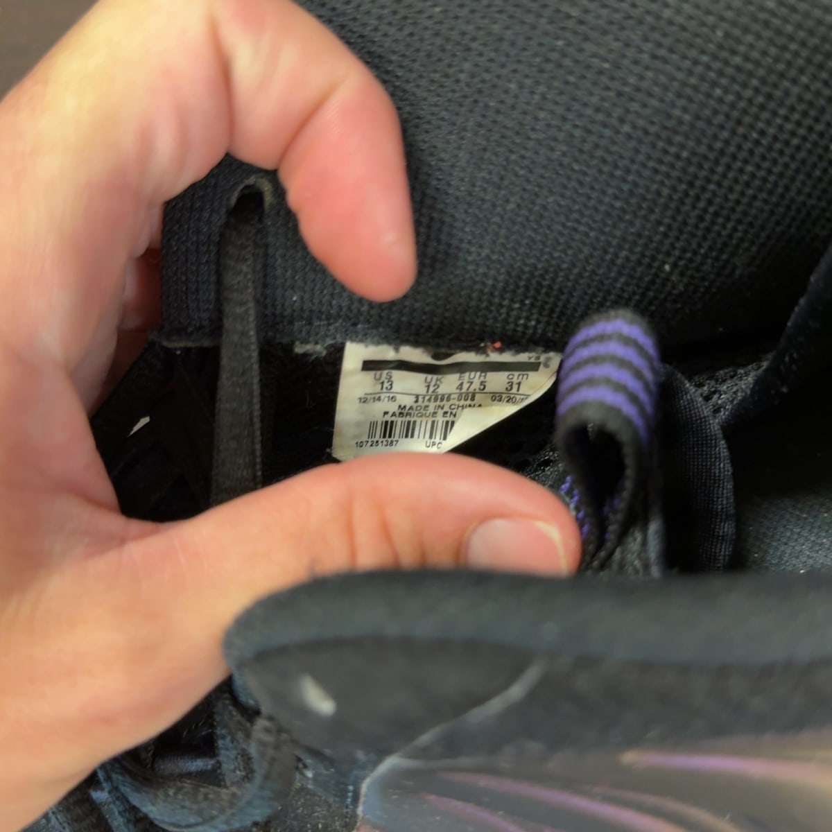 Nike Air Foamposite One Eggplant (2017) Size 13 (Pre-Owned) - Image 7