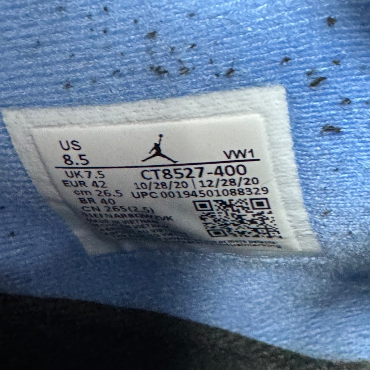 Jordan 4 Retro University Blue - Image 8