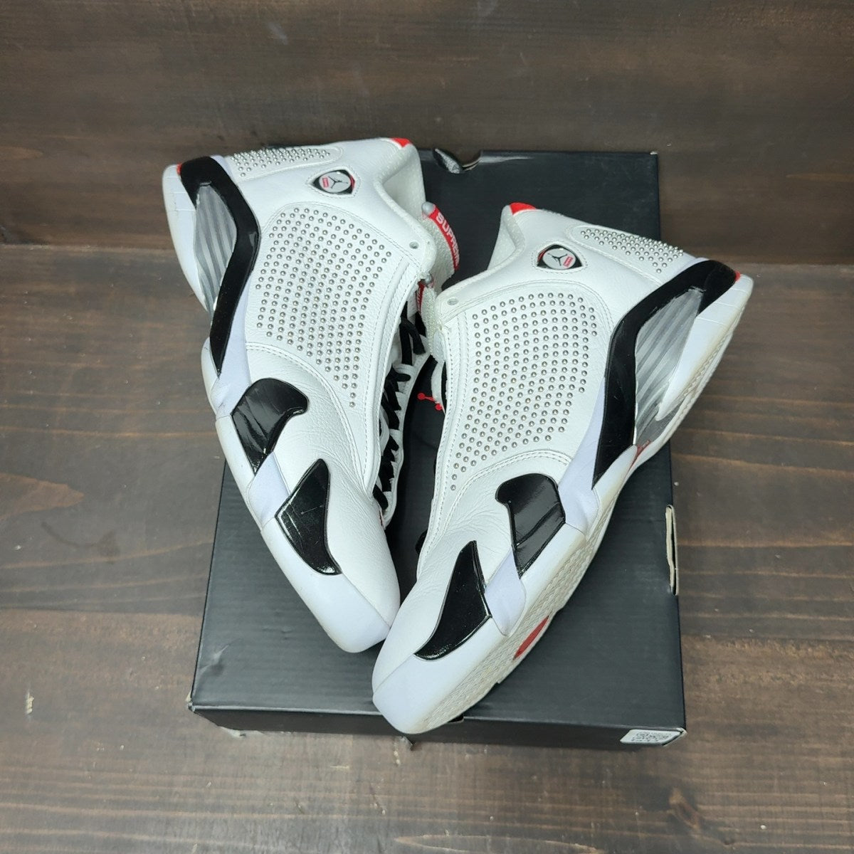 Jordan 14 Retro Supreme White - Image 2