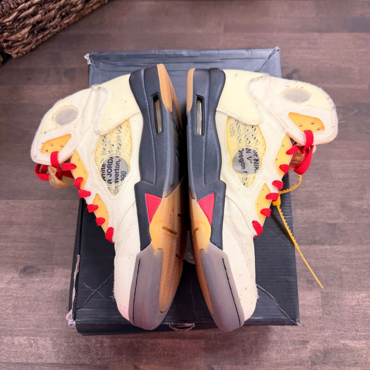 Jordan 5 Retro Off-White Sail - Image 3